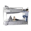 DHP Mabel Metal Full/Full Bunk Bed in White