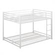 DHP Mabel Metal Full/Full Bunk Bed in White