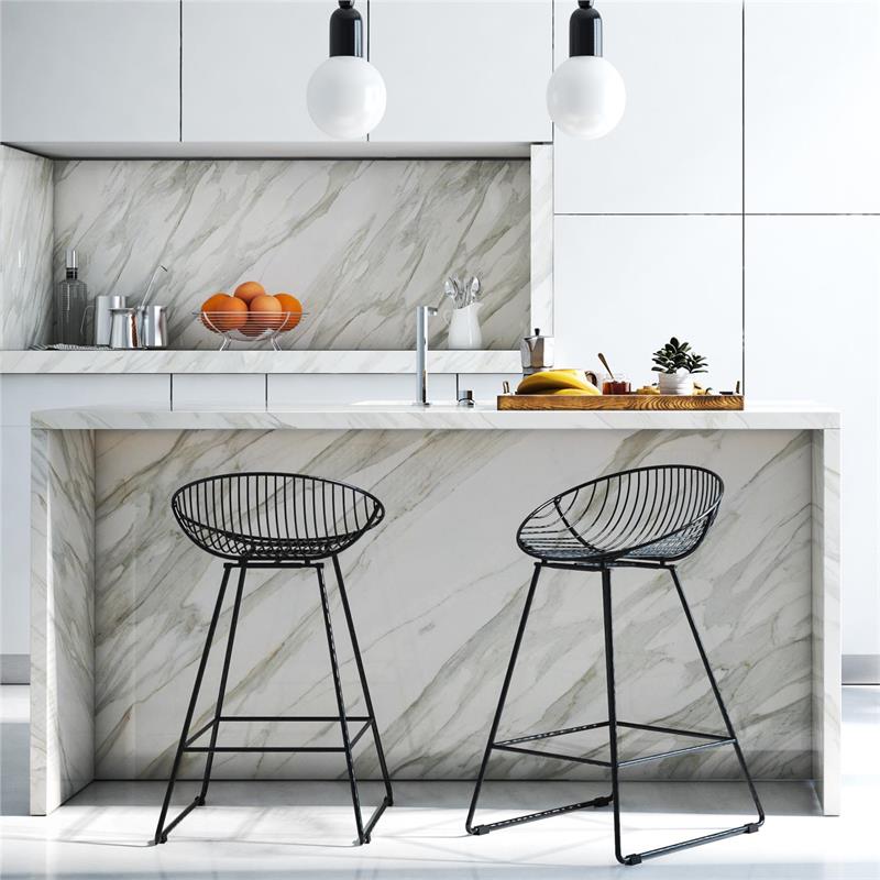 CosmoLiving by Cosmopolitan Ellis Wire Counter Stool in Black