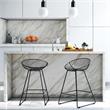 CosmoLiving by Cosmopolitan Ellis Wire Counter Stool in Black