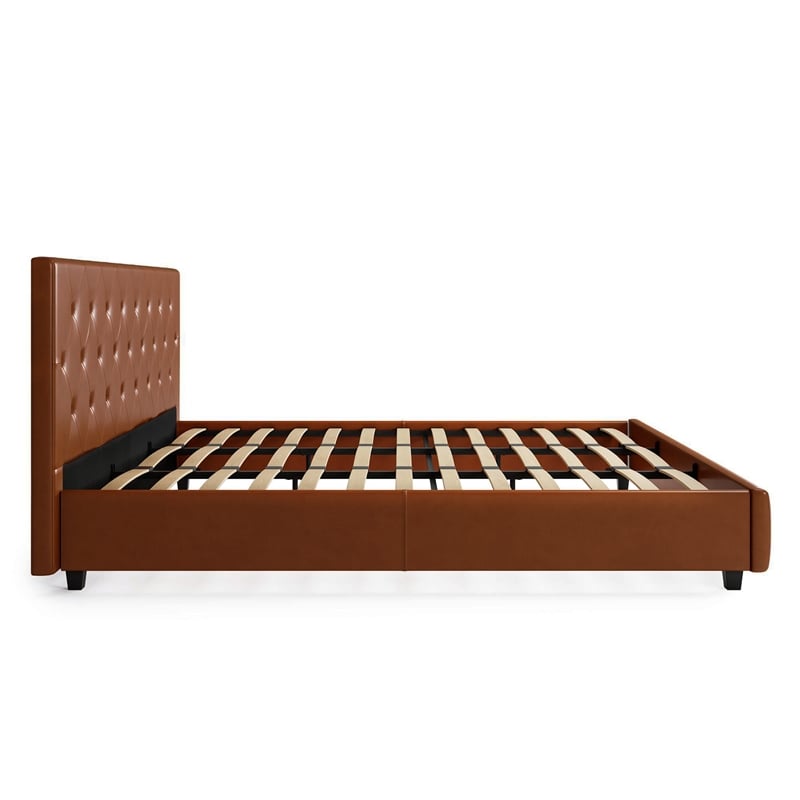 Delpha Grounded Upholstered Wood Base Bed Size: King, Color: Stone