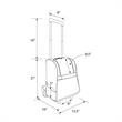 Ollie & Hutch Kaya Pet Carrier Trolley for Travel in Camo