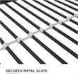 Max & Finn Altona Metal Triple Bunk Bed Bed for Kids Twin/Twin/Full in Black