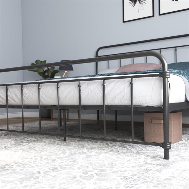 DHP Winston Metal Black Bed in King