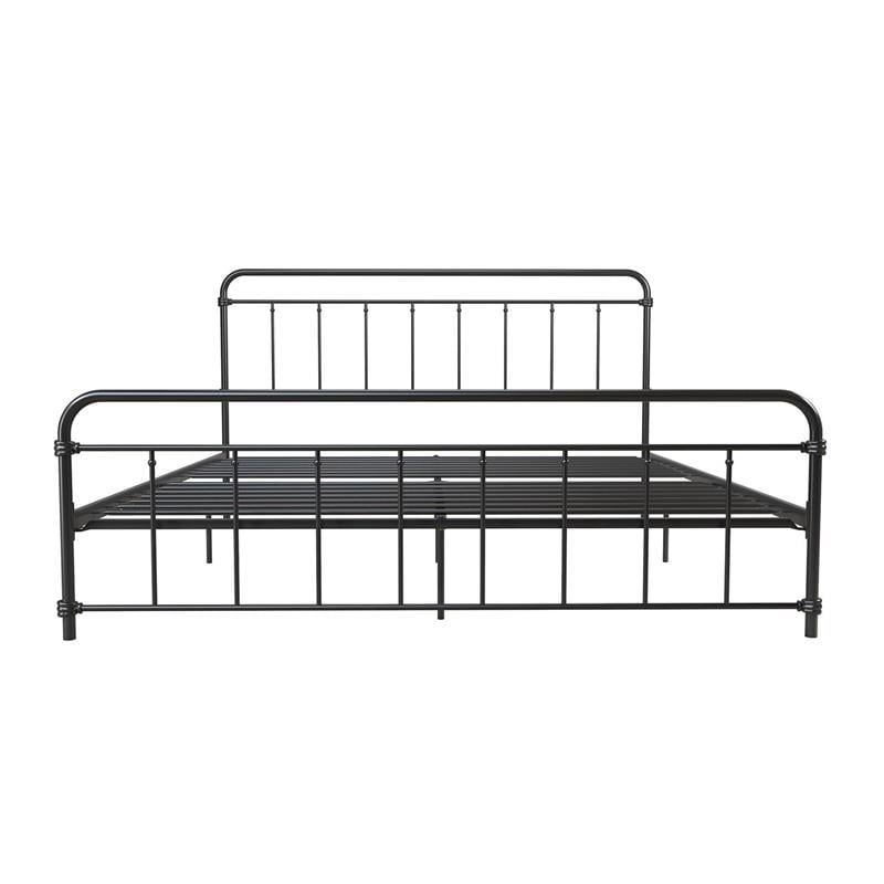 DHP Winston Metal Black Bed in King