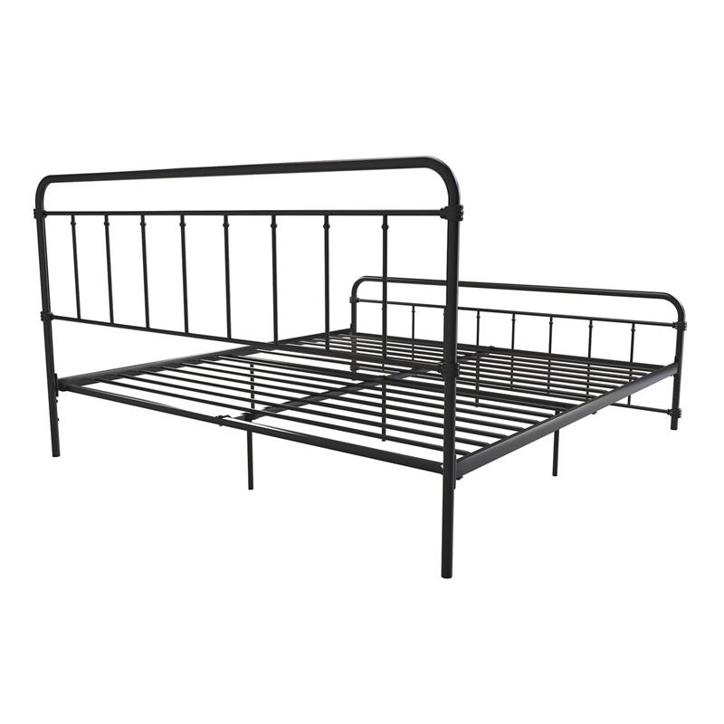 DHP Winston Metal Black Bed in King
