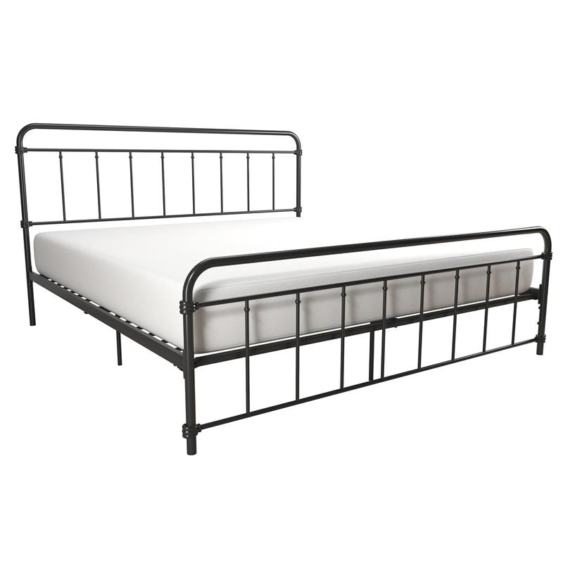 DHP Winston Metal Black Bed in King