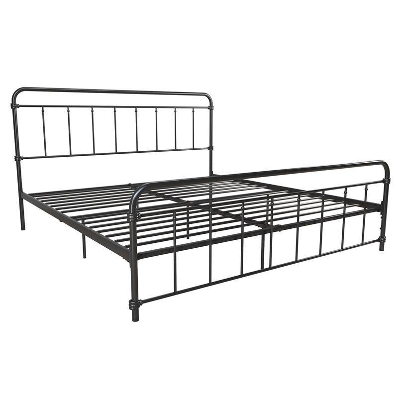 DHP Winston Metal Black Bed in King