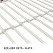 Max & Finn Altona Metal Triple Bunk Bed Bed for Kids Twin/Twin/Twin in White