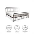 DHP Winston Metal Bronze Bed in King