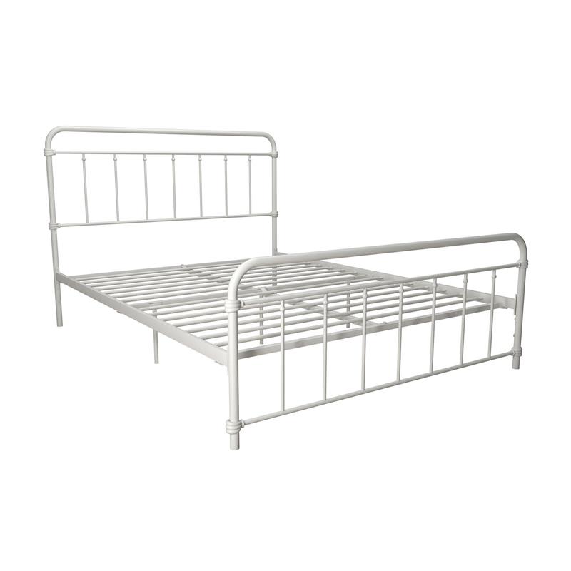 DHP Winston Metal White Bed in Queen