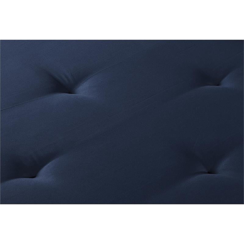 DHP Carson 6 Inch Thermobonded High Density Futon Mattress Full Size in Blue