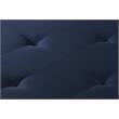 DHP Carson 6 Inch Thermobonded High Density Futon Mattress Full Size in Blue