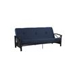 DHP Carson 6 Inch Thermobonded High Density Futon Mattress Full Size in Blue