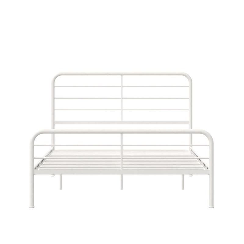 DHP Zion Metal Bed in Queen in White