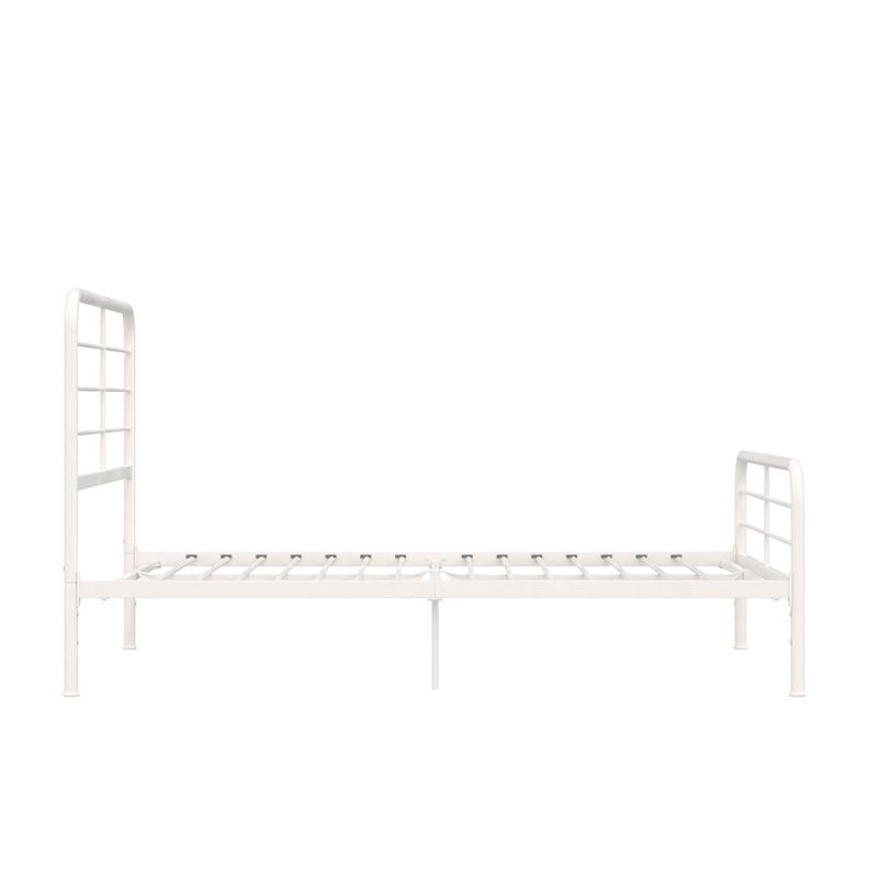 DHP Zion Metal Bed in Queen in White