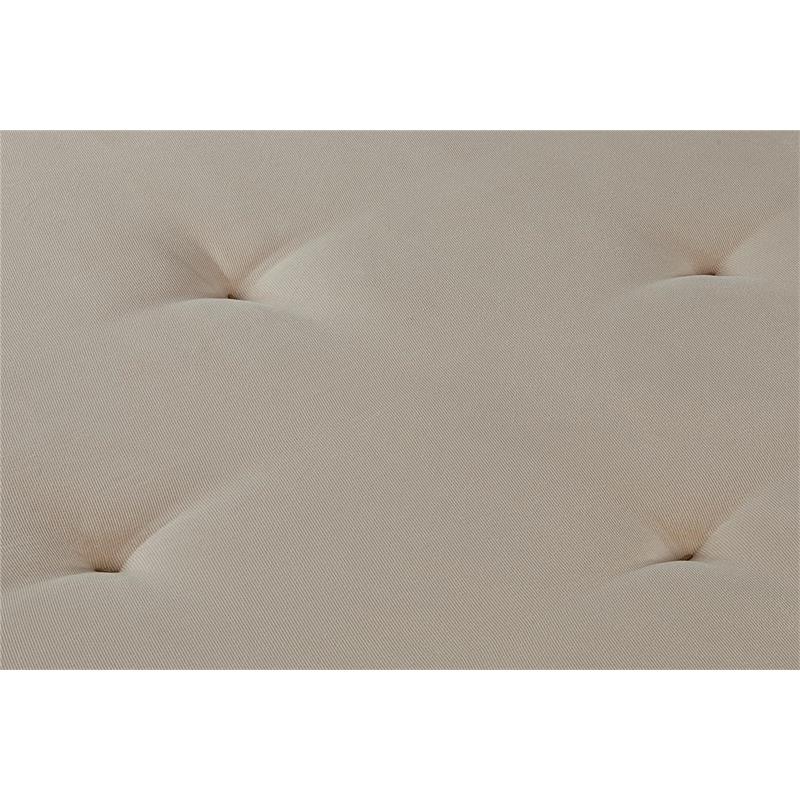 Kali 6 Inch Thermobonded High Density Futon Mattress Full in Tan Microfiber
