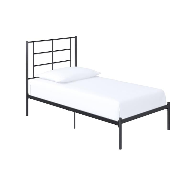 DHP Circus Metal Bed Black in Twin