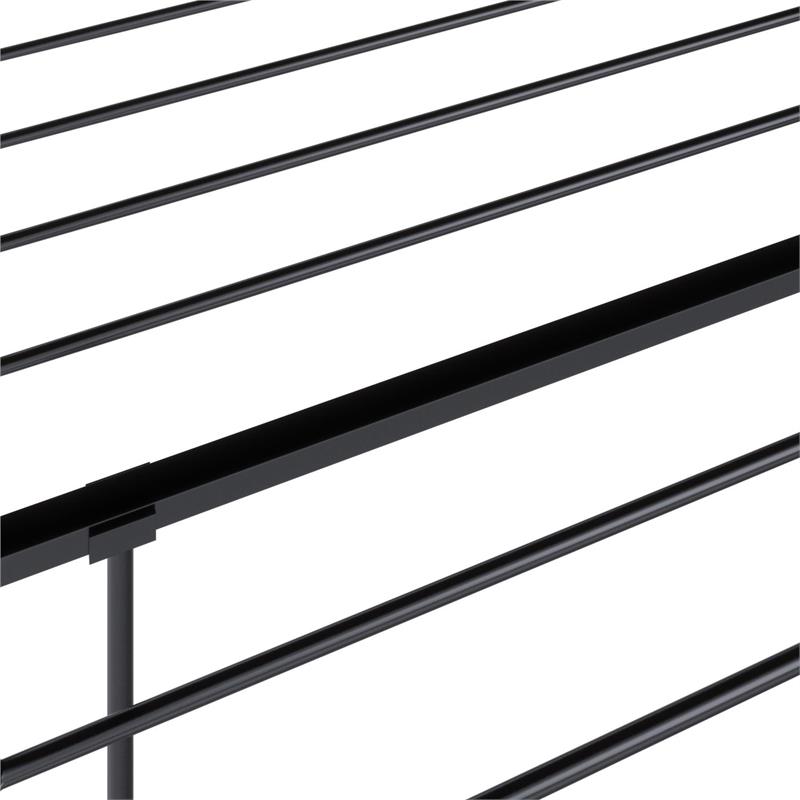 DHP Circus Metal Bed Black in Twin