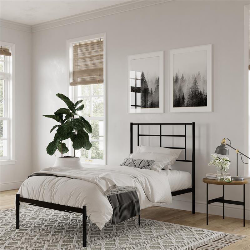 DHP Circus Metal Bed Black in Twin