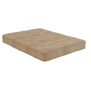 dhp 8 inch independently encased coil mattress in oatmeal linen