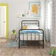 Max & Finn Karcey Twin Metal Bed in Black