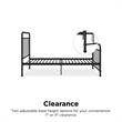 Max & Finn Karcey Twin Metal Bed in Black