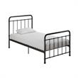 Max & Finn Karcey Twin Metal Bed in Black