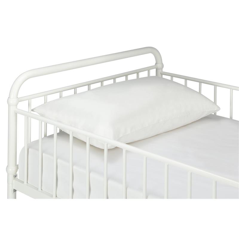 Max & Finn Karcey Twin Metal Loft Bed in White