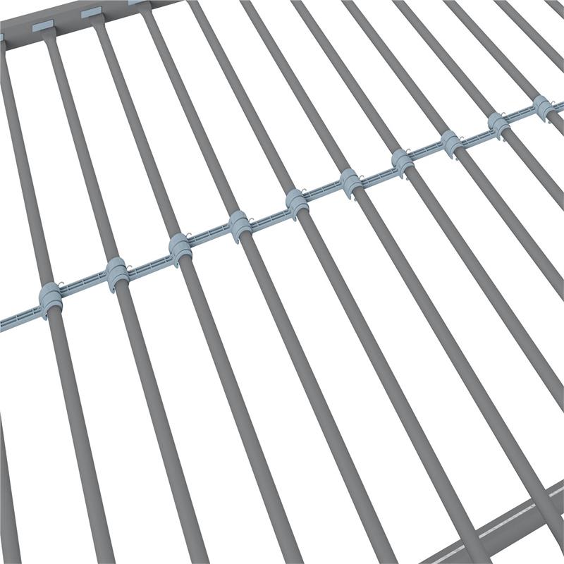 DHP Bonnie Twin/Twin Bunk Bed with Storage Bins in Black