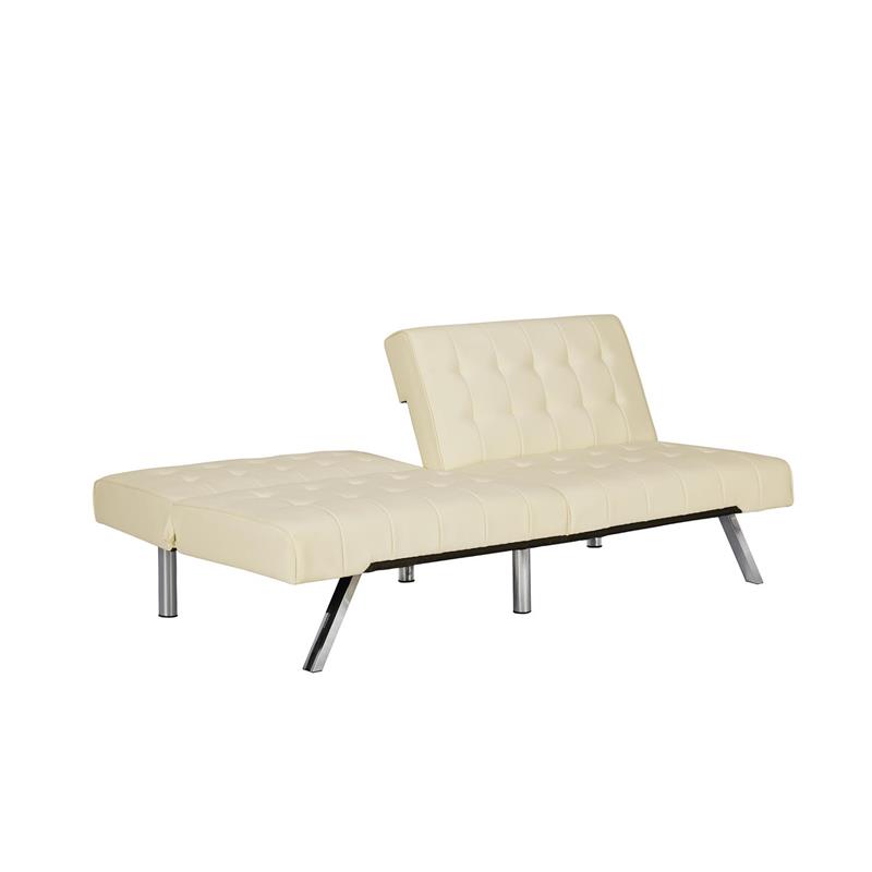 Dhp emily sectional futon sofa bed with convertible chaise lounger sale