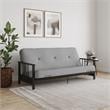DHP Tallie Full Metal Arm Futon with 6