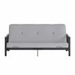 DHP Tallie Full Metal Arm Futon with 6
