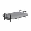 DHP Tallie Full Metal Arm Futon with 6