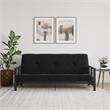 DHP Tallie Full Metal Arm Futon with 6