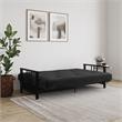 DHP Tallie Full Metal Arm Futon with 6