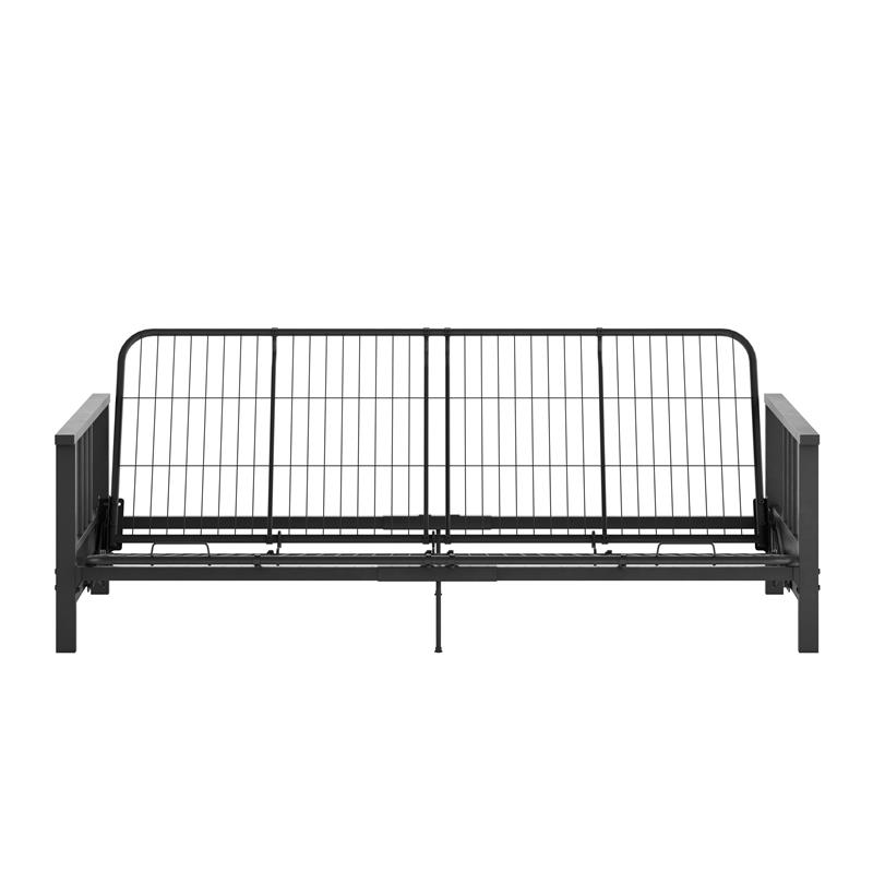 DHP Tallie Full Metal Arm Futon with 6