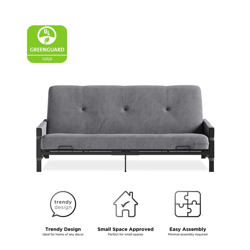 DHP Melbourne Storage Futon with 6