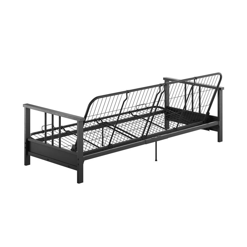 DHP Tallie Full Metal Arm Futon with 6