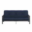 DHP Tallie Full Metal Arm Futon with 6