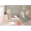 DHP Capri Twin Metal Bed in Gold