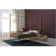 DHP Capri Twin Metal Bed in Gold