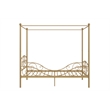DHP Capri Twin Metal Bed in Gold