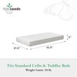 Little Seeds Moonlight Twinkle Standard Firm Baby Crib & Toddler Bed Mattress