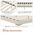 CosmoLiving by Cosmopolitan Coco Upholstered Bed in King in Ivory Velvet