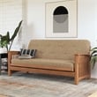 Trule 6-Inch Bonnell Coil Futon Mattress Linen in Full in Tan