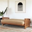 Trule 6-Inch Bonnell Coil Futon Mattress Linen in Full in Tan