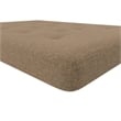 Trule 6-Inch Bonnell Coil Futon Mattress Linen in Full in Tan