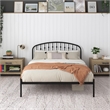 DHP Narla Queen Metal Platform Bed Frame in Black