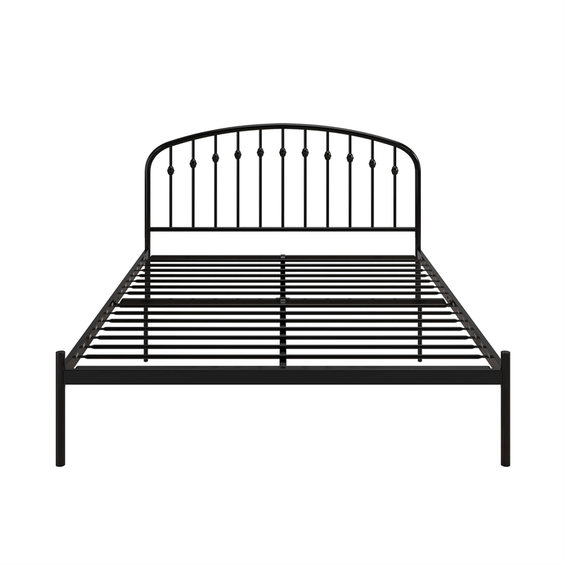 DHP Narla Queen Metal Platform Bed Frame in Black